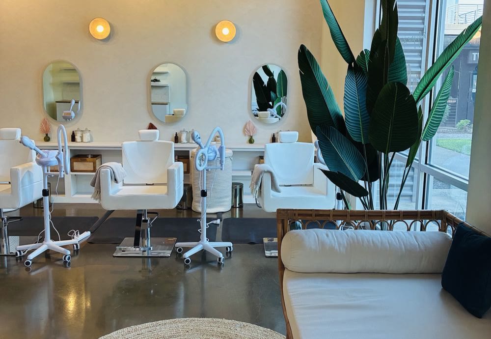 Oasis Face Bar, as built, East Nashville, TN