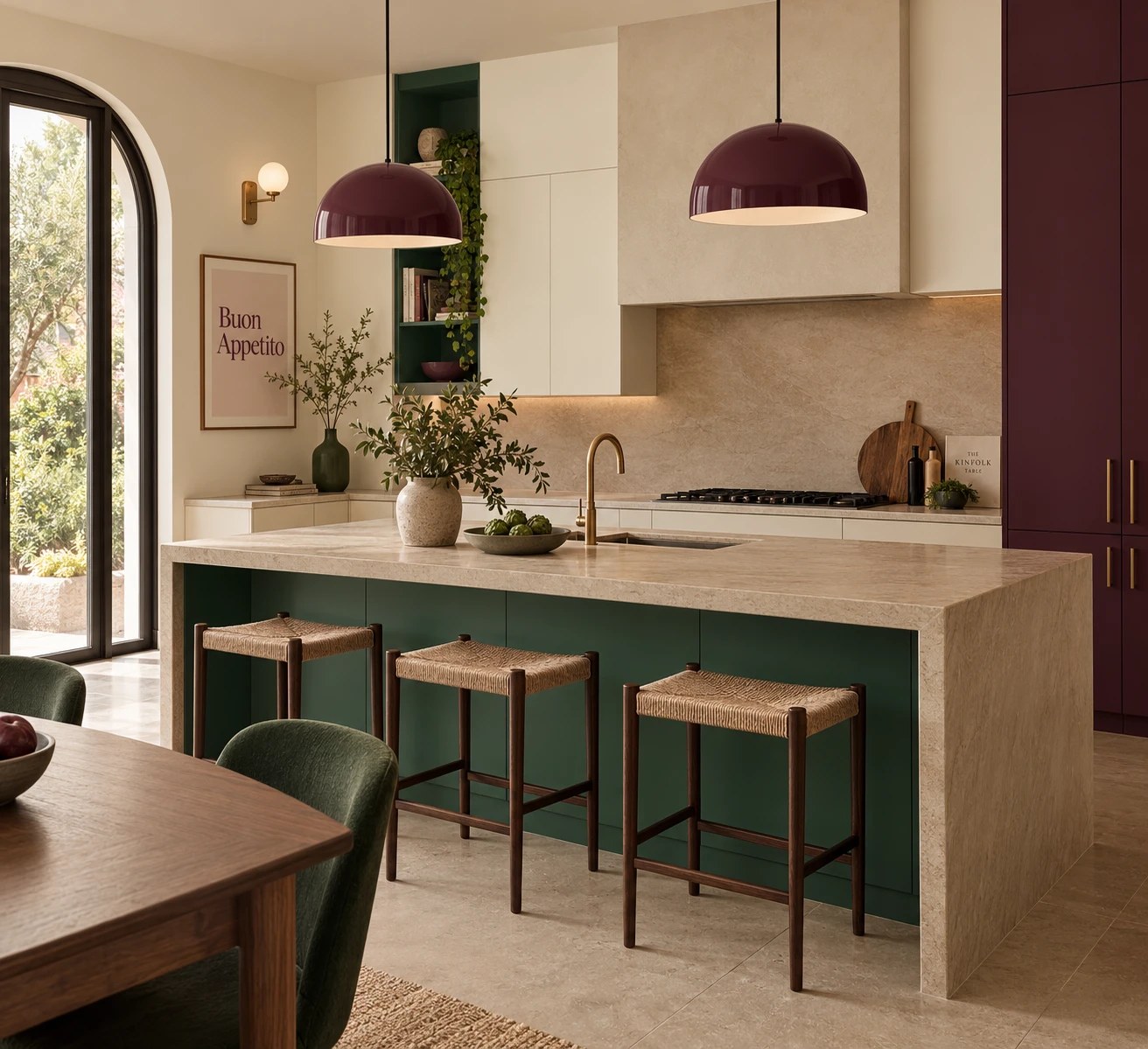 An AI generated kitchen