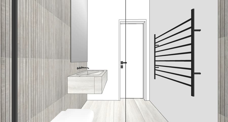 Daughter bathroom, first presentation, view 2