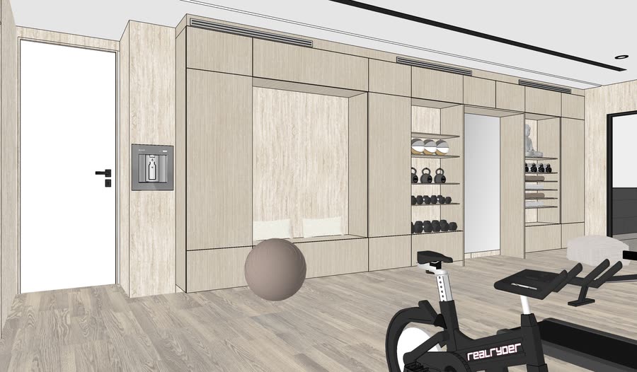 The gym, frame 1