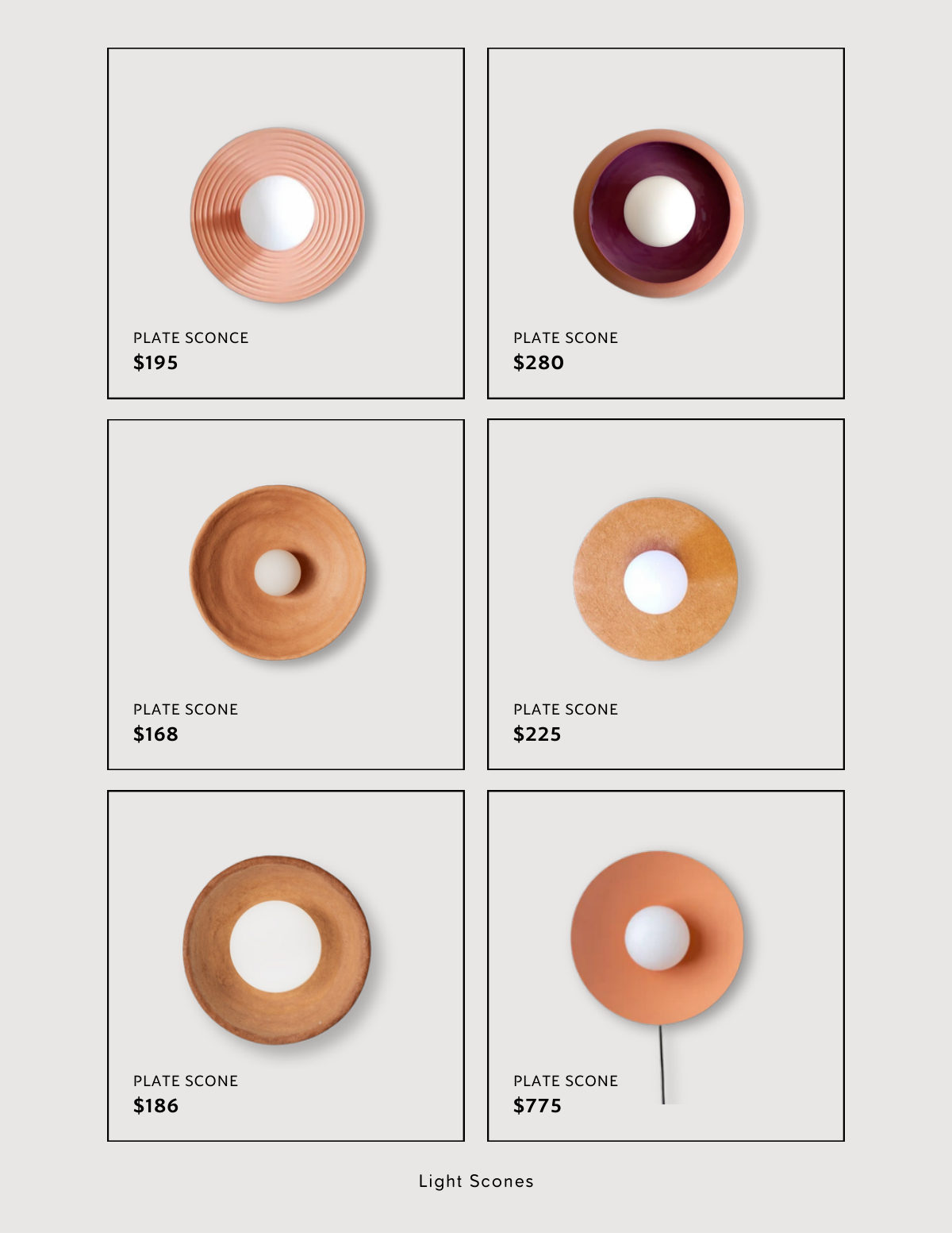 Catalogue page 2: fittings listed with supplier and price