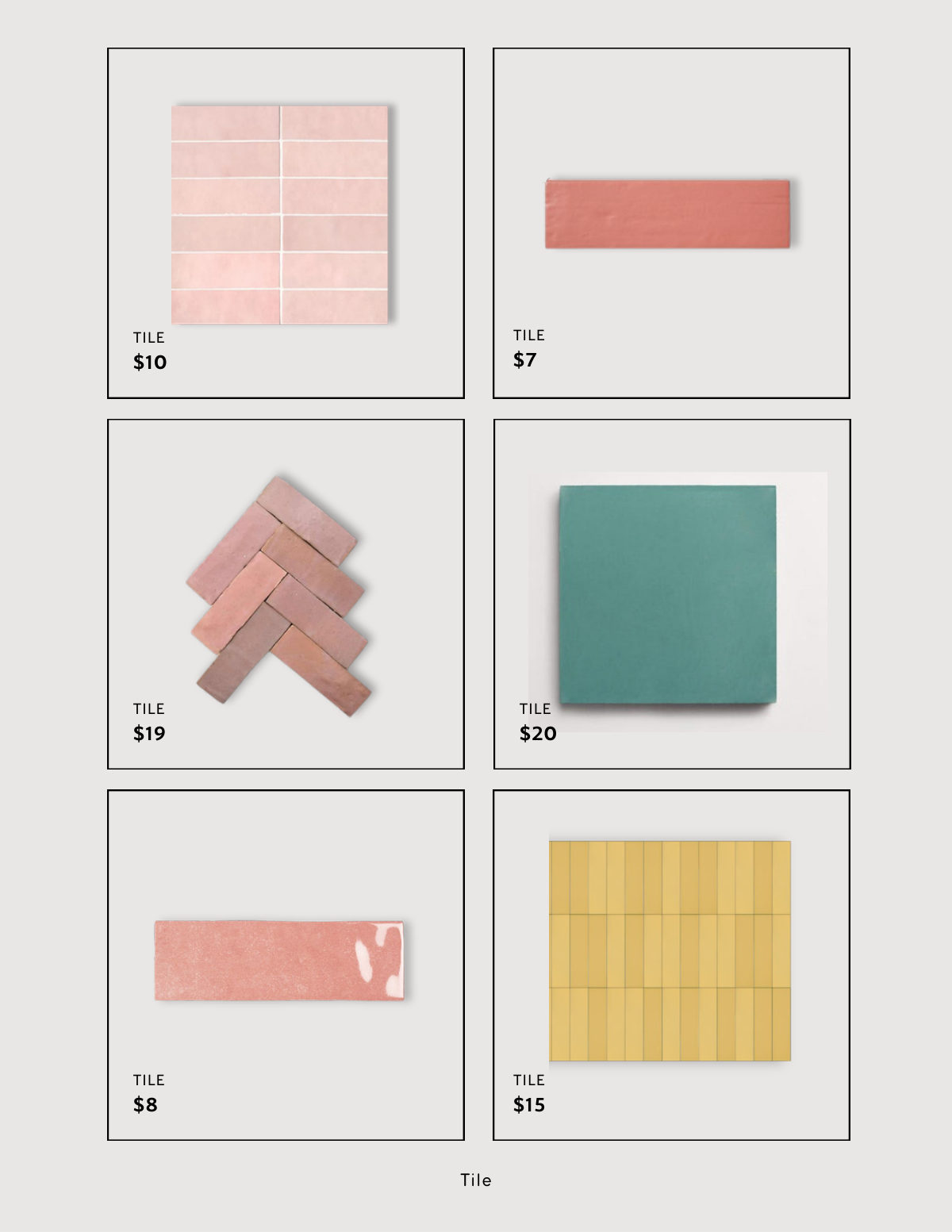 Catalogue page 21: fittings listed with supplier and price