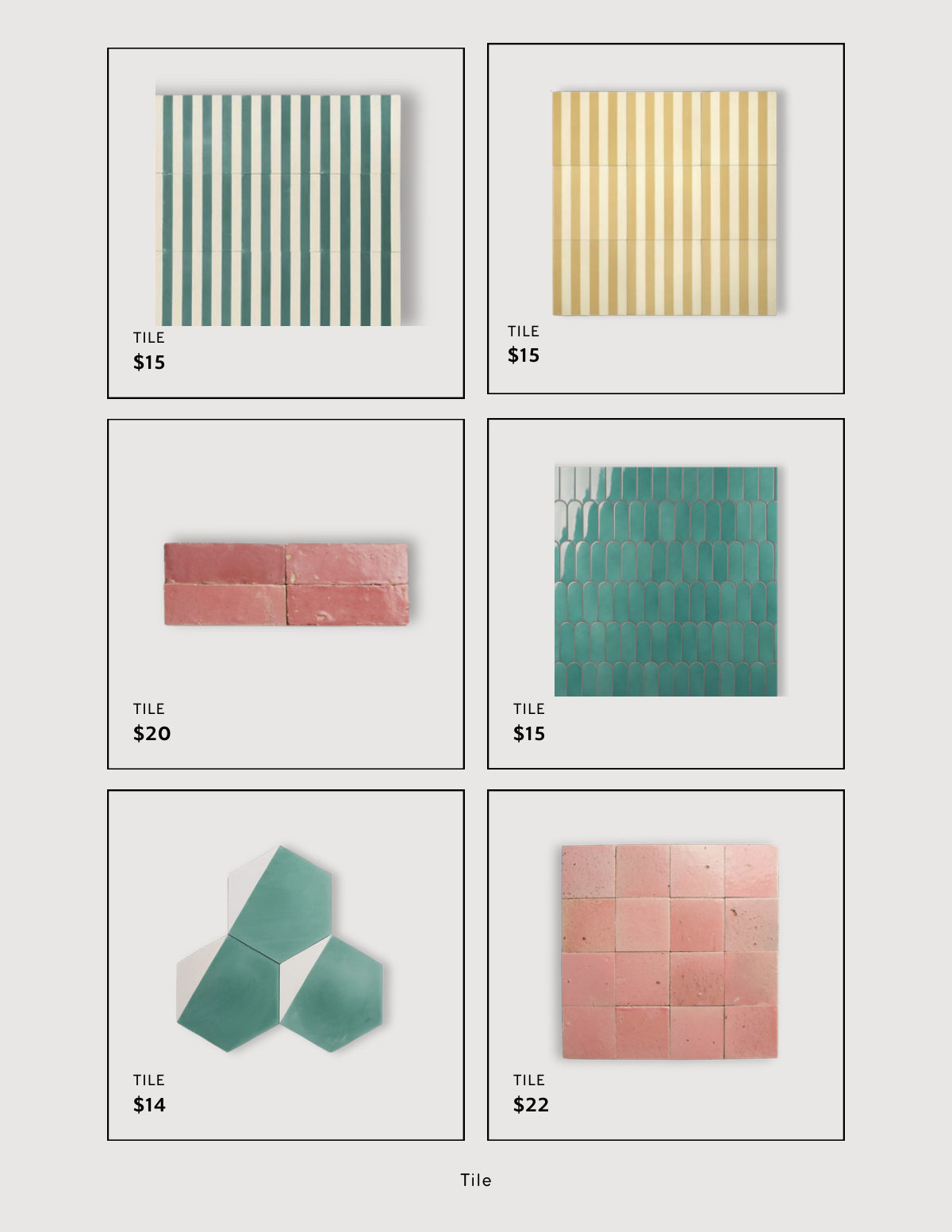 Catalogue page 22: fittings listed with supplier and price