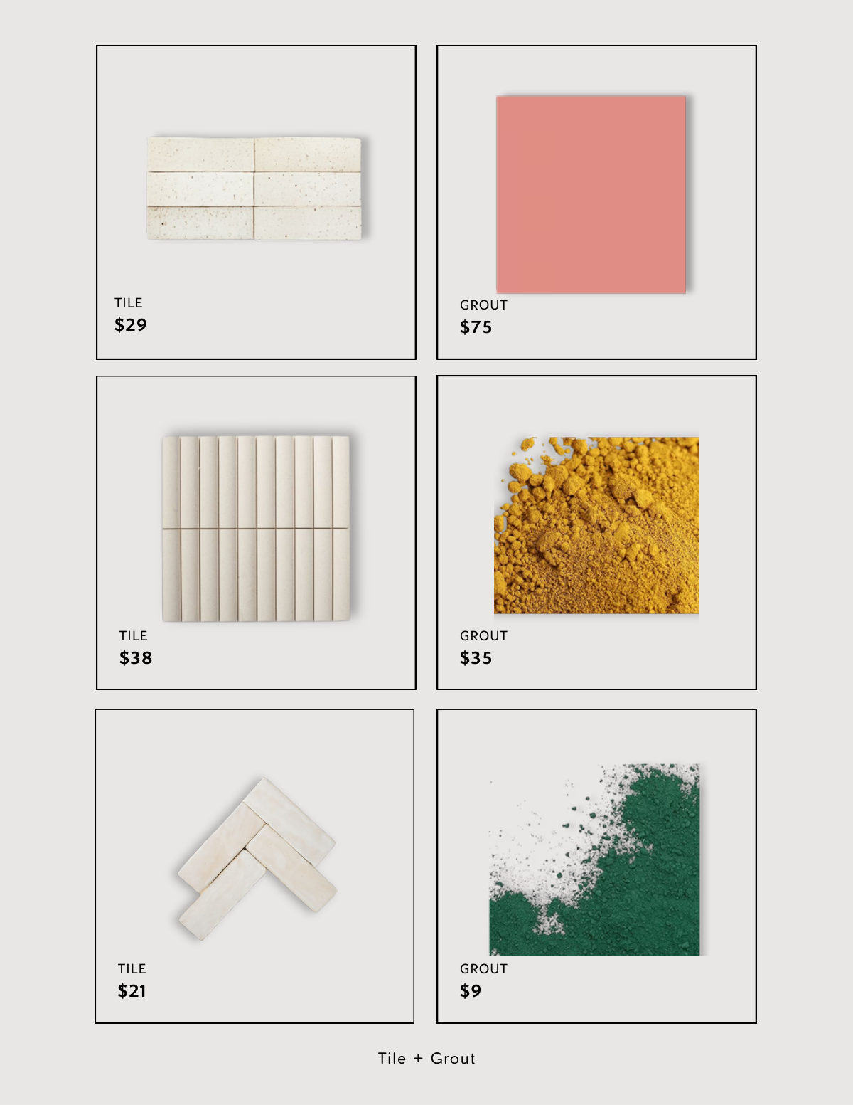 Catalogue page 24: fittings listed with supplier and price