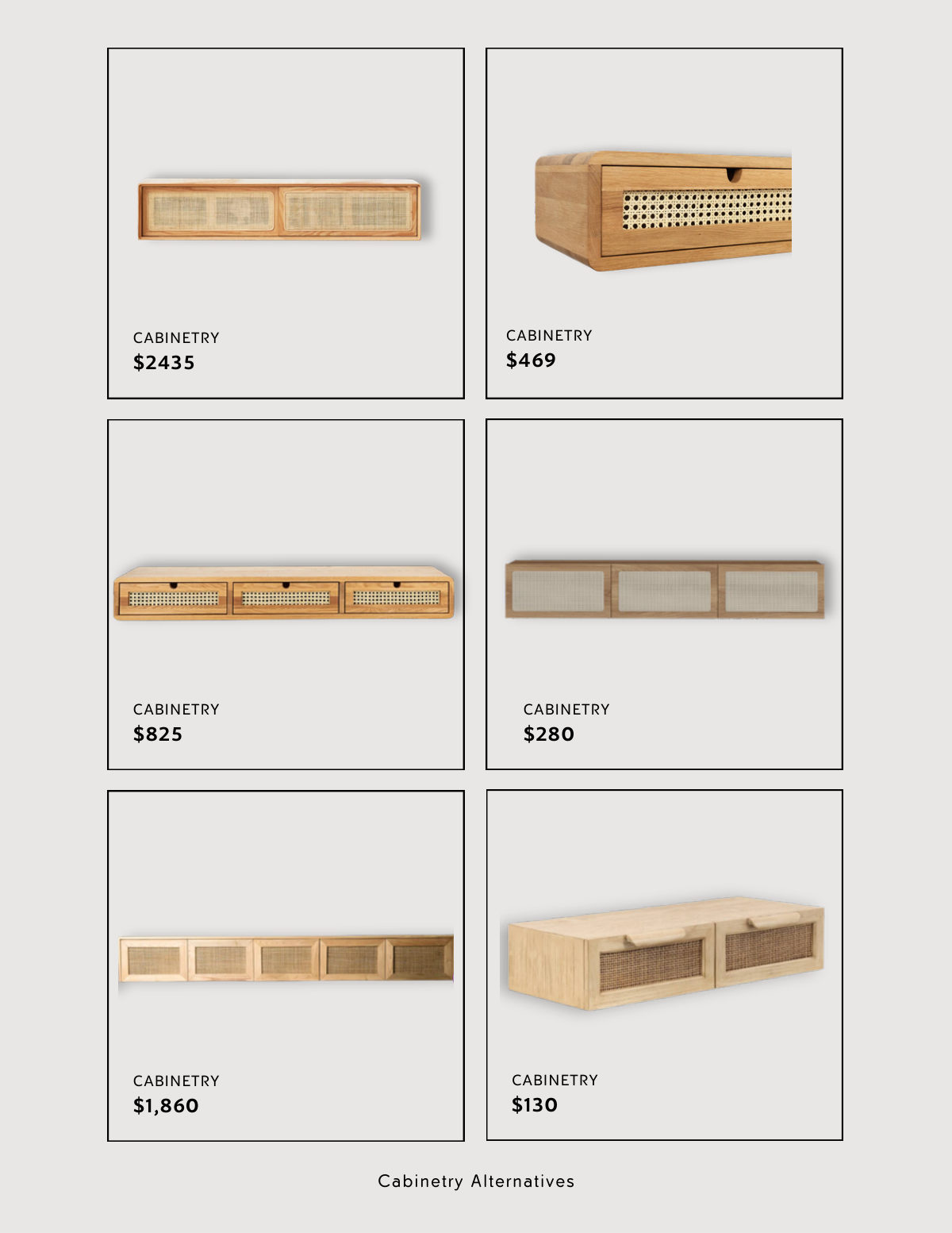 Catalogue page 30: fittings listed with supplier and price