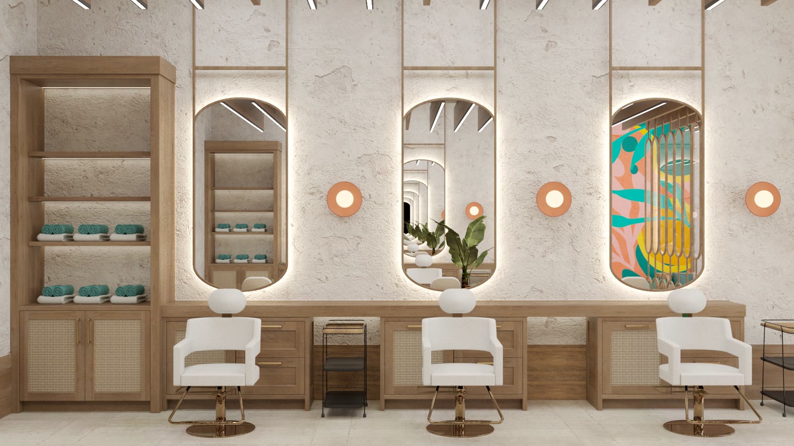 Oasis Face Bar, rendered