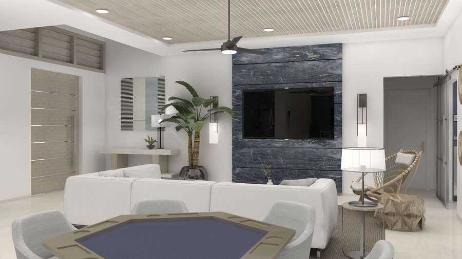 Lower level, renderings, frame 4