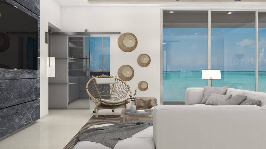 Lower level, renderings, frame 5