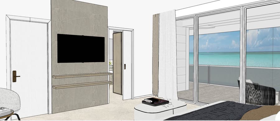 Main areas, drafts one, frame 5